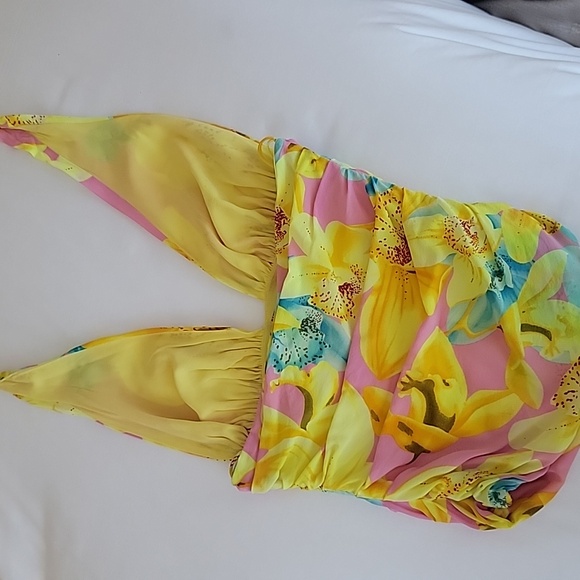 VERSACE Runway 2004 Floral Halter Top - Picture 4 of 6